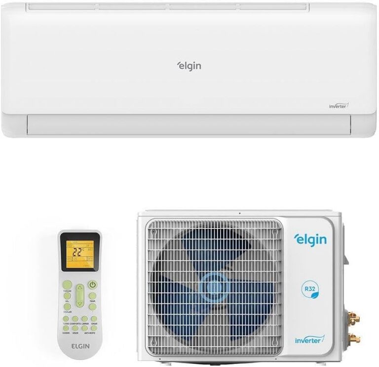Ar-Condicionado Split Inverter II 12000 BTUs Elgin Eco com Wi-Fi Integrado High Wall Só Frio 45HJFI12C2WD/45HJFE12C2CD 220V