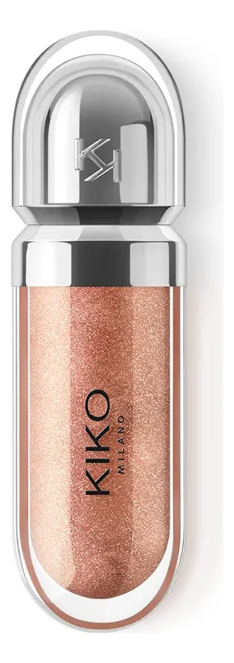 Brilho Labial Kiko Milano Gloss 3d Hydra Lipgloss Cor 18 Brilho Dourado
