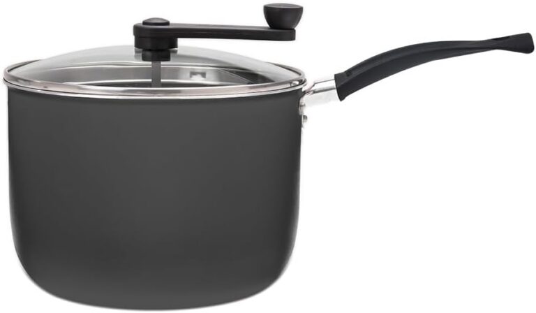 Brinox, Pipoqueira Brinox Ceramic Life Rainbow Ø20cm 4,2 Litros Grafite