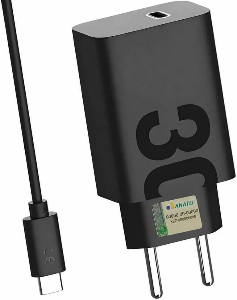 Carregador Turbo 30W USB-C – Potência Ultra Rápida com Cabo Tipo-C para Tipo-C Incluso – Compatível com iPhone 15, iPads, Samsung e Dispositivos USB-C – LAGUS IMP.