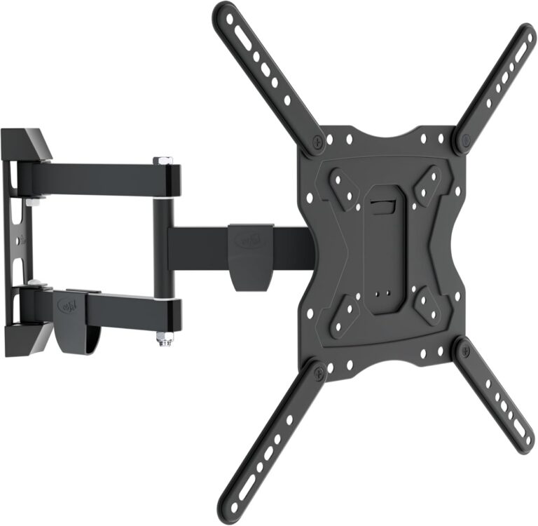 ELG, FULL40_PRO, Suporte de Parede Multiarticulado, Movimentação Total para TVs de 26” a 65” com Maior Comprimento de Braço, Capacidade Máxima de 30 kg, Preto