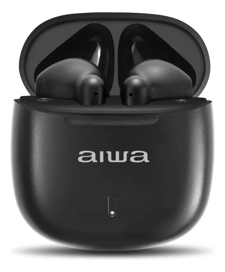 Fone De Ouvido Eardbud Aiwa Aws-eb-05-b Bluetooth Ipx4 24 Horas De Bateria Preto