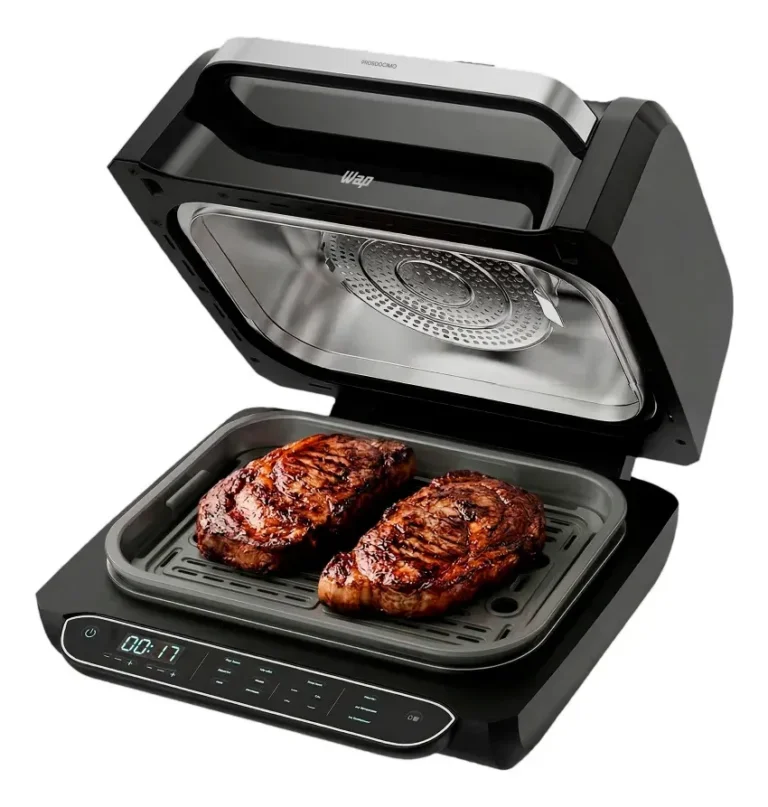 Fritadeira Elétrica Air Fryer 8 Em 1 Wap Barbecue Heat Digital Wc Ab1030 Preto 127v