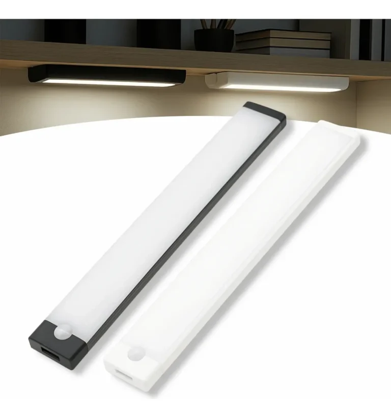 Luminária Led Barra Difusa Usb Recarregável Sensor 50cm Branco 5v
