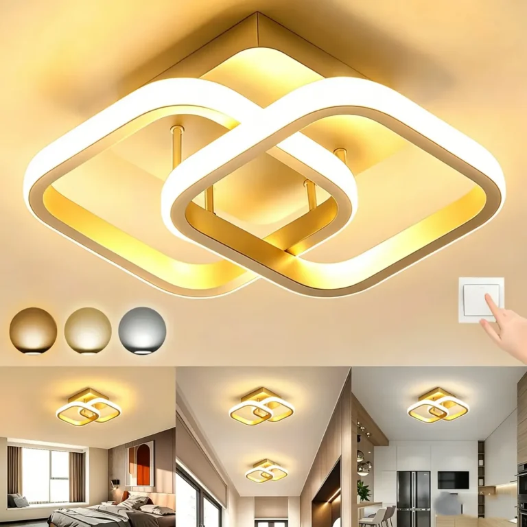 Luminária Plafon Led Sobrepor Teto Quadrado Pendente Luz