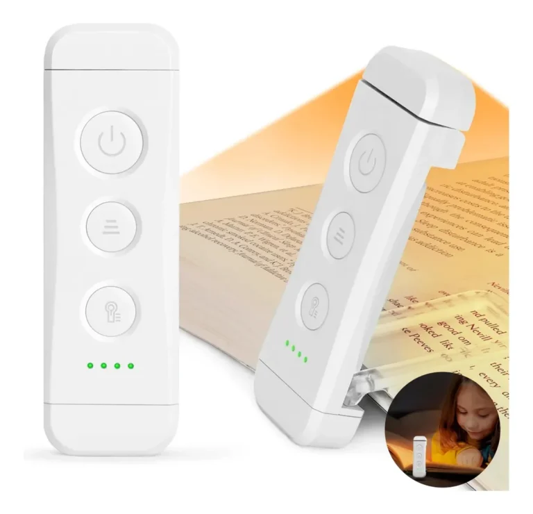 Luz De Leitura Recarregável De Livro Luminária Usb Com Clipe