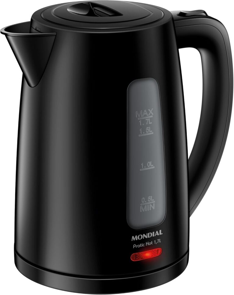 MONDIAL Chaleira Elétrica Pratic Hot 1,7L, Preto, 1200W, 110V – CE-17