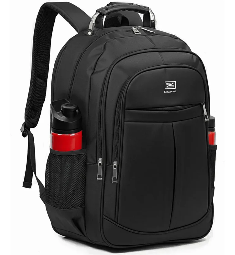 Mochila Masculina Grande Reforçada Impermeável Resistente Preto Liso