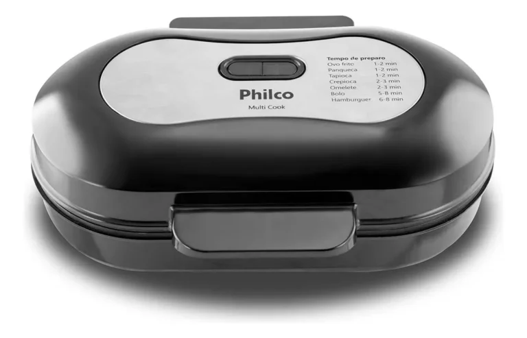 Multi Cook Antiaderente Philco Inox Frítadeira Sem Óleo Preto 127v