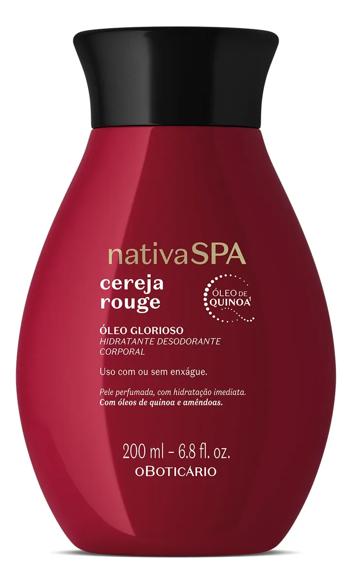 O Boticário Nativa Spa Cereja Rouge Óleo Hidratante Corporal Cereja Rouge