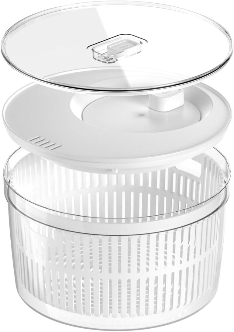 Ou Kit Organizador e Secador de Saladas 5,5L Natural Linha Clear Fresh