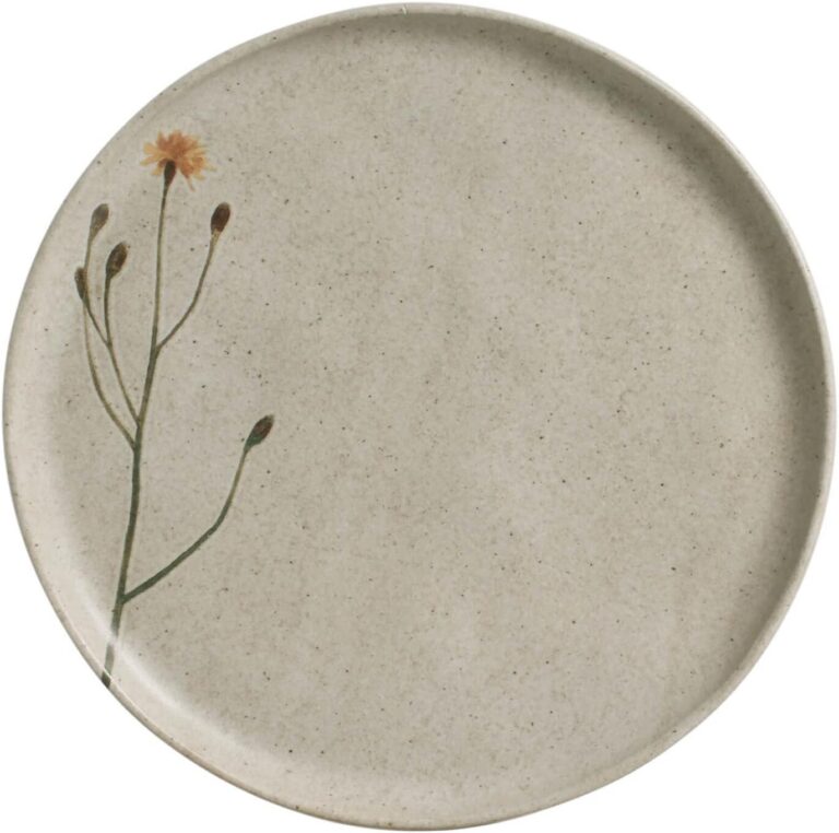 Porto Brasil Conjunto com 6 Pratos Raso Bio Stoneware Campestre 27,5cm