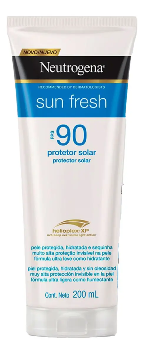 Protetor Solar Fps 90 Sun Fresh 200ml Neutrogena