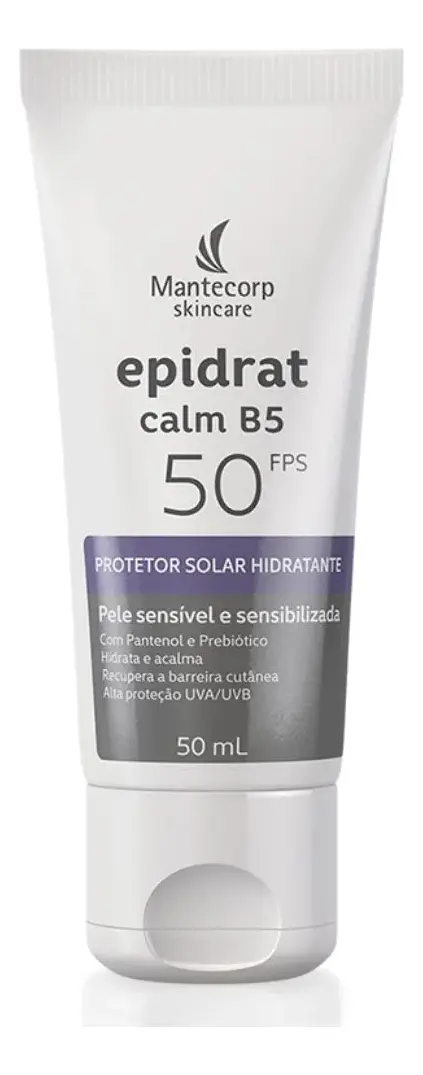 Protetor Solar Hidratante Epidrat Calm B5 Fps50 Bisnaga 50ml