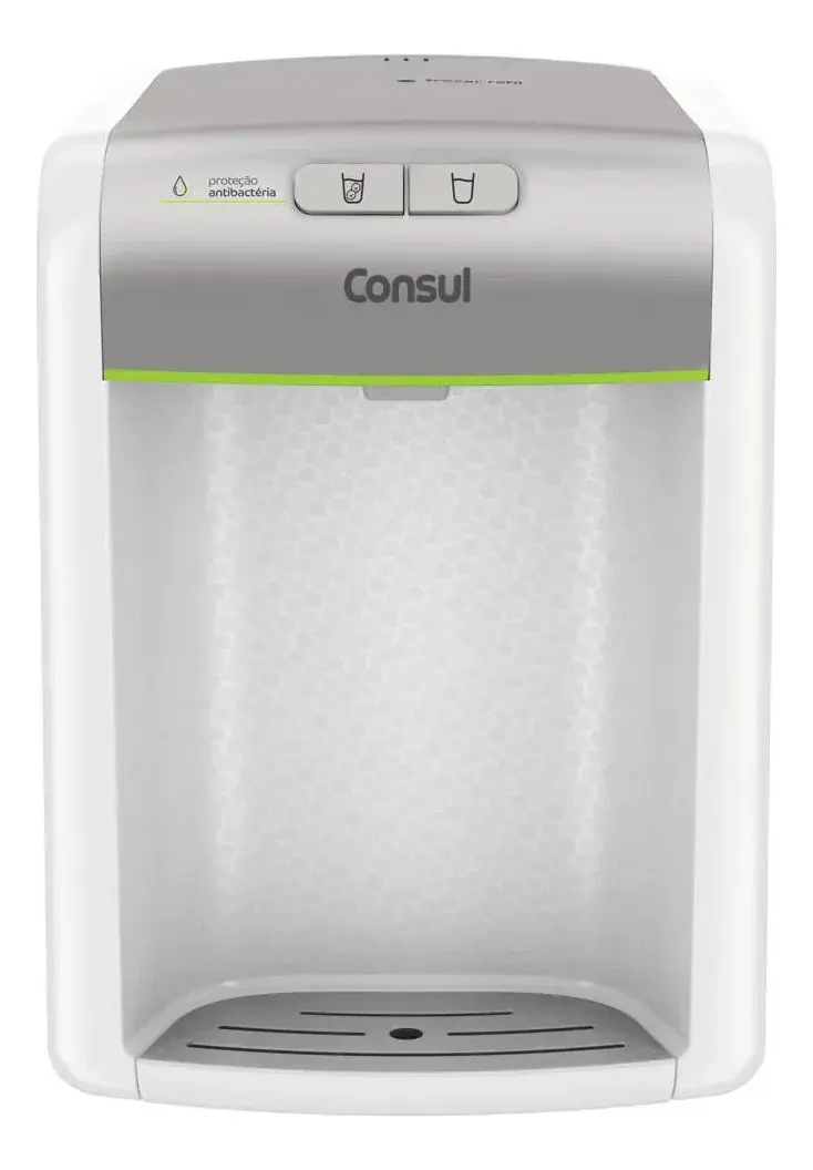Purificador De Água Consul Branco Refrigerado Com Proteção Antibactérias Cpb34asvna 127/220v