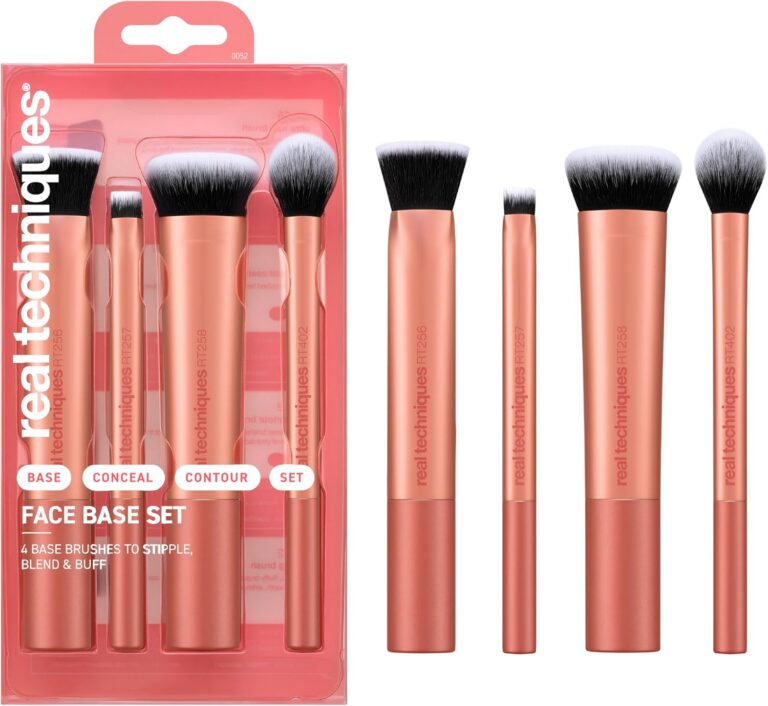 Real Techniques – Kit 4 pincéis Base e Face