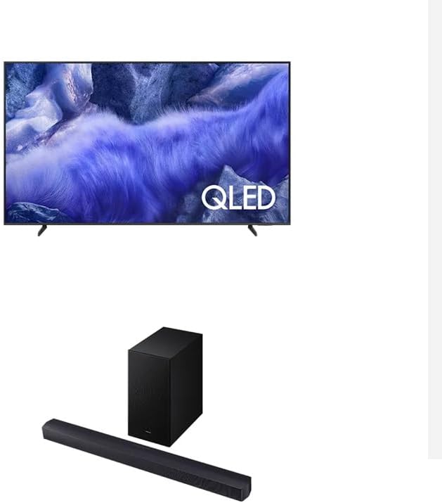 Samsung Combo Vision AI TV 55″ QLED 4K QEF1 + Soundbar HW-B450F