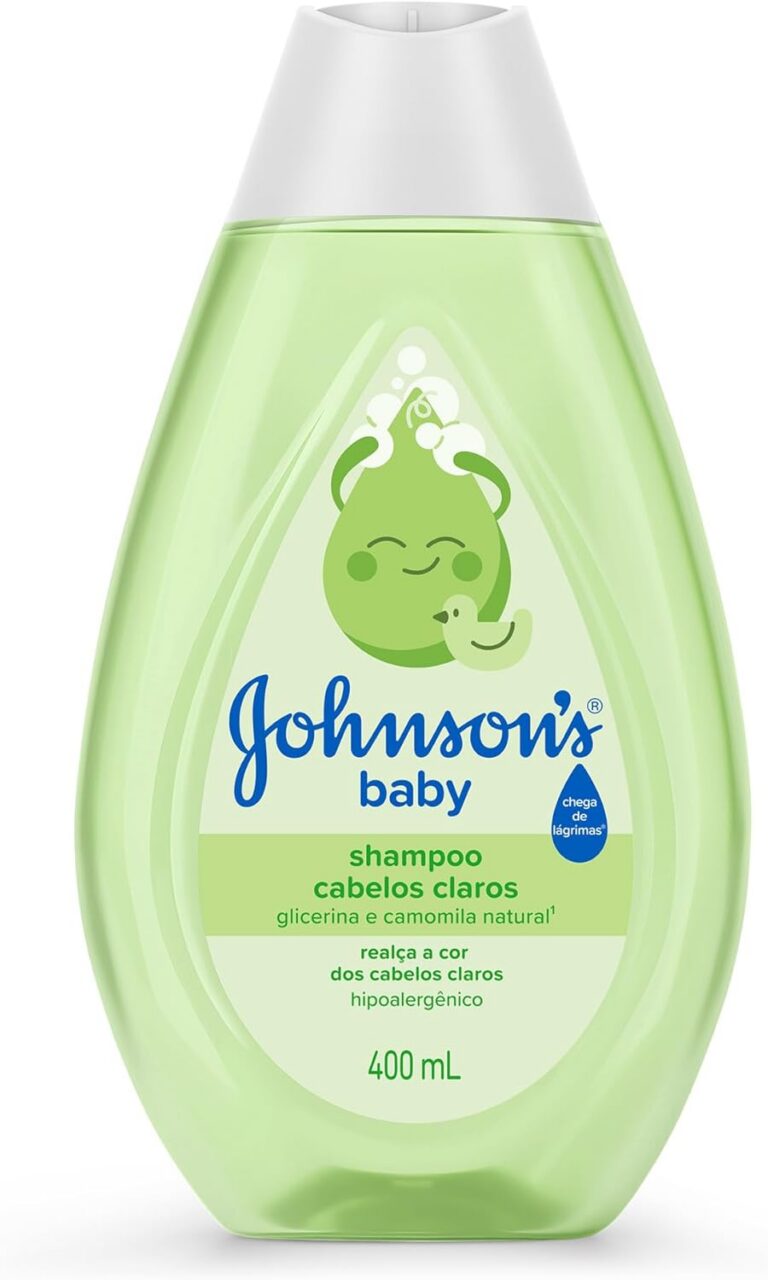 Shampoo Para Bebê Johnson’s Baby Para Cabelos Claros, 400ml