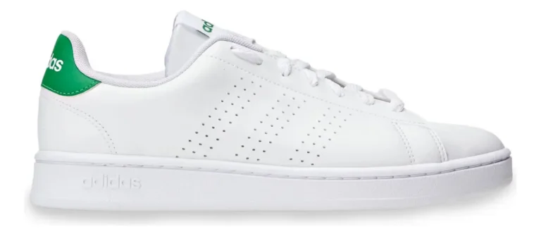 Tênis Masculino E Feminino Advantage 2.0 adidas Branco E Verde Lisa 36 Br