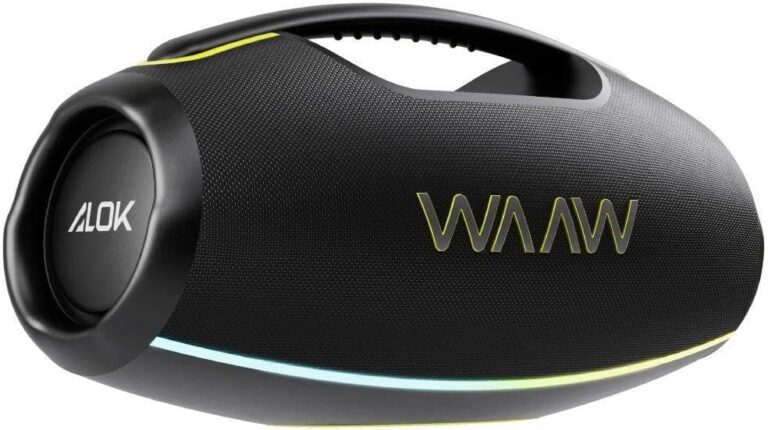 WAAW by ALOK Caixa de Som HYPERBOOM 1000 Bluetooth, À Prova D’Água, Até 12h de Autonomia, Tecnologia TWS, 180W RMS