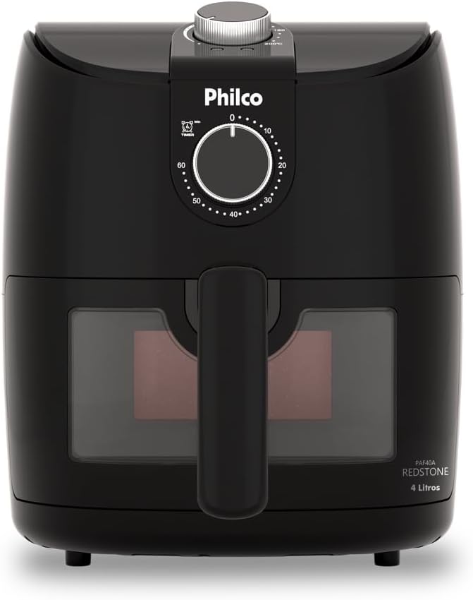 Air Fryer Philco 4L Revestimento Redstone 1500W PAF40A 220V