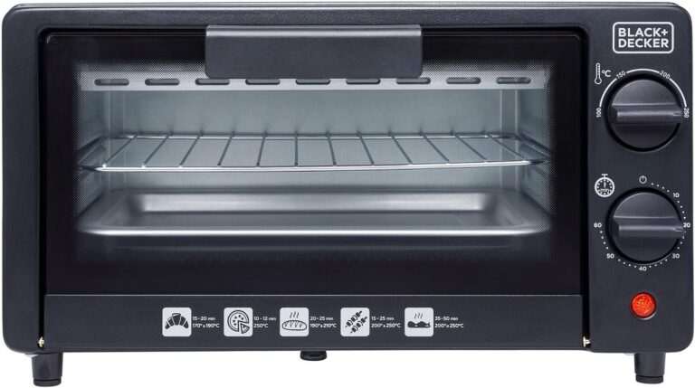 BLACK+DECKER Forno Elétrico, 9 Litros, Temperatura Até 250°C, Potência 800W, FT9N, 220V