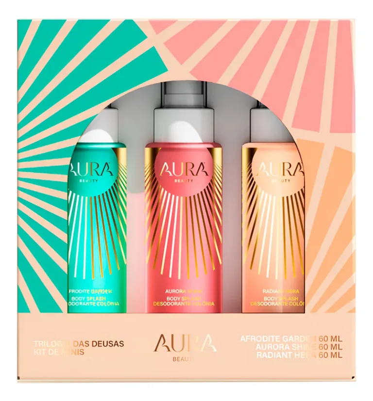 Body splash Aura Beauty Trilogia Das Deusas 180ml