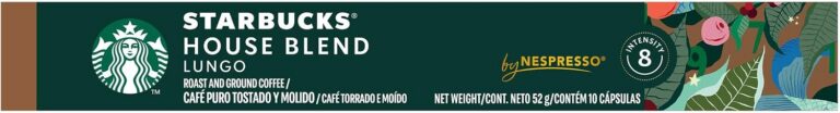 Café em Cápsula Starbucks® House Blend by Nespresso® – 10 cápsulas