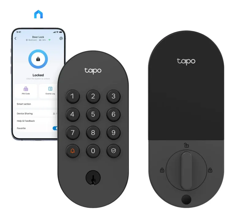 Fechadura Digital Inteligente Tp-link Grafite Tapo Dl100(us) Preto