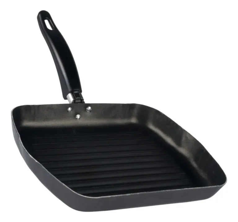 Frigideira Antiaderente Bifeteira Grill Techflon Nacional Cor Grafite