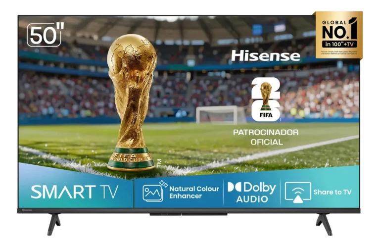 Hisense Smart TV FHD 50″ Polegadas 50A4NV com HDR10, DTS Virtual X, Compatibilidade Alexa e Google Home