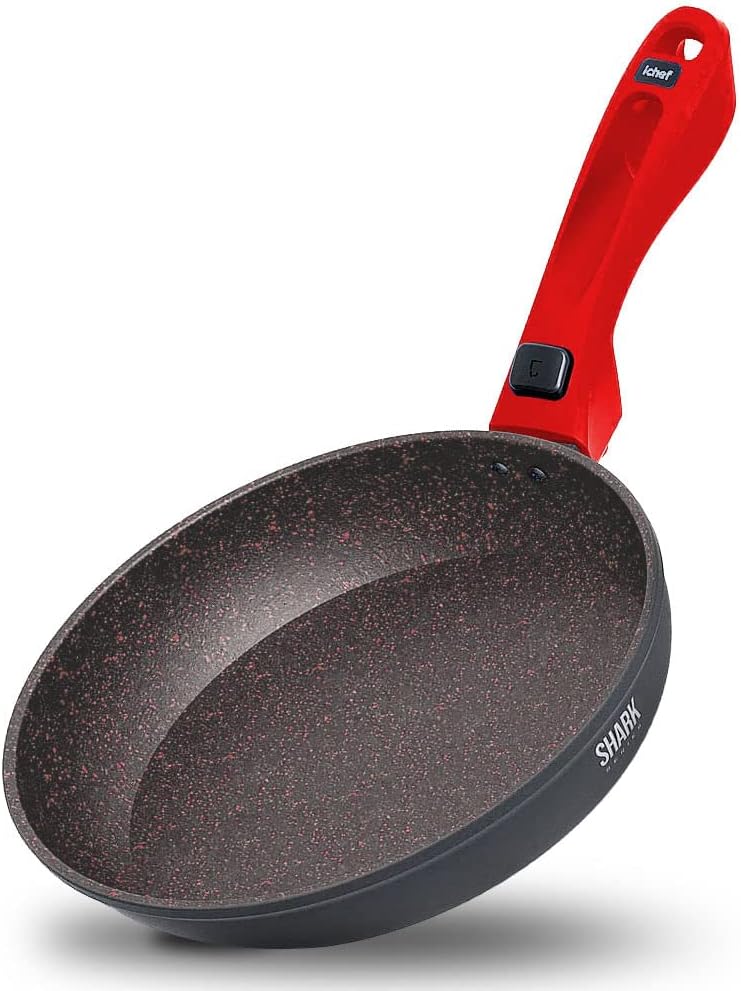 ICHEF POLISHOP Panela Ultra Sauté Grand Shark Series Vermelha de 24cm