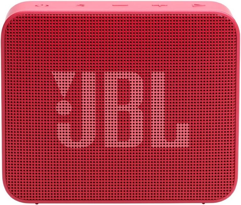 JBL, Caixa de Som, Go Essential 2, Bluetooth, Portátil, À Prova D’água e Resistente à Poeira, Bateria de até 5h, Auracast, Som JBL Original Pro Sound, 3.1 W RMS – Vermelha