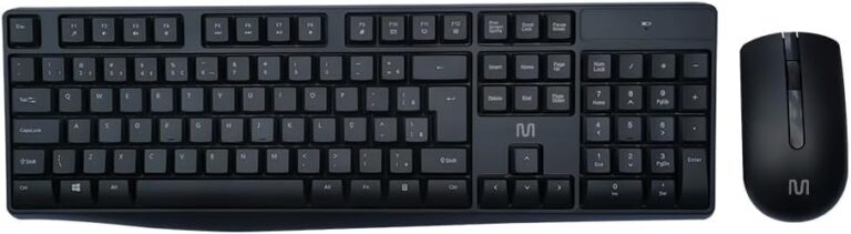 Kit Teclado e Mouse Sem Fio Slim Conexão USB + Pilhas inclusas Multi – TC270