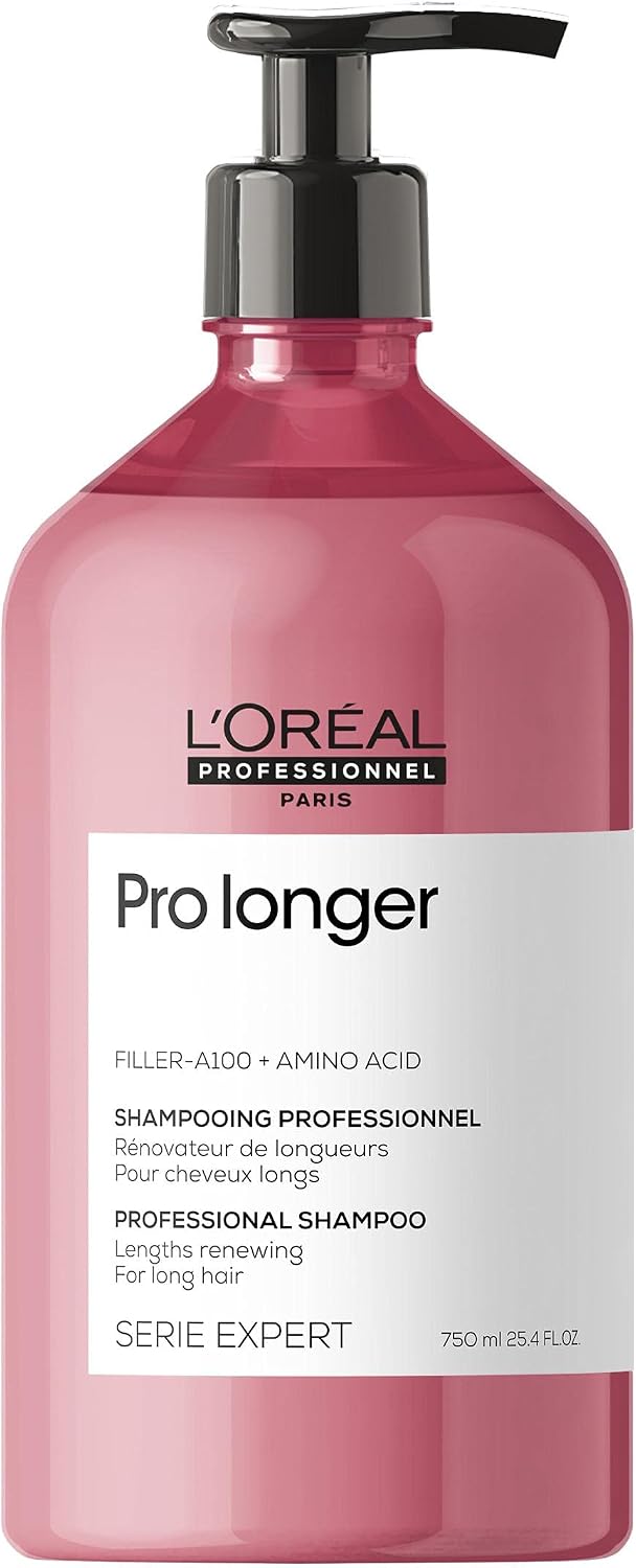 L’Oréal Professionnel Shampoo Pro Longer | Reduz a Quebra e a Aparência de Pontas Duplas | Adiciona Volume e Brilho | Para cabelos finos e com afinamento