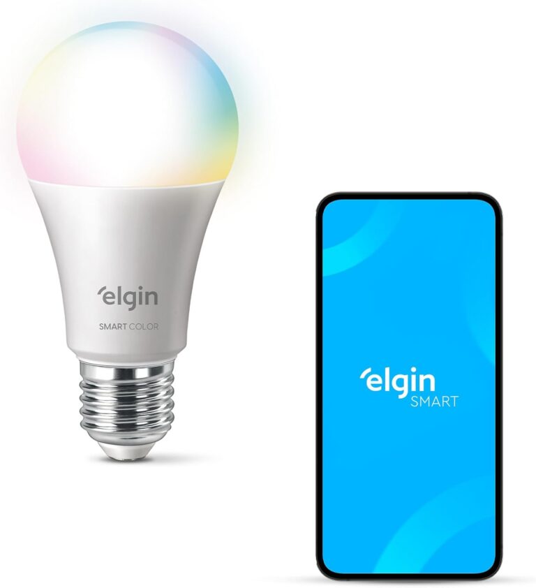 Lâmpada Inteligente Smart Color 10W Elgin RGB Wifi Compatível com Alexa e Google Home