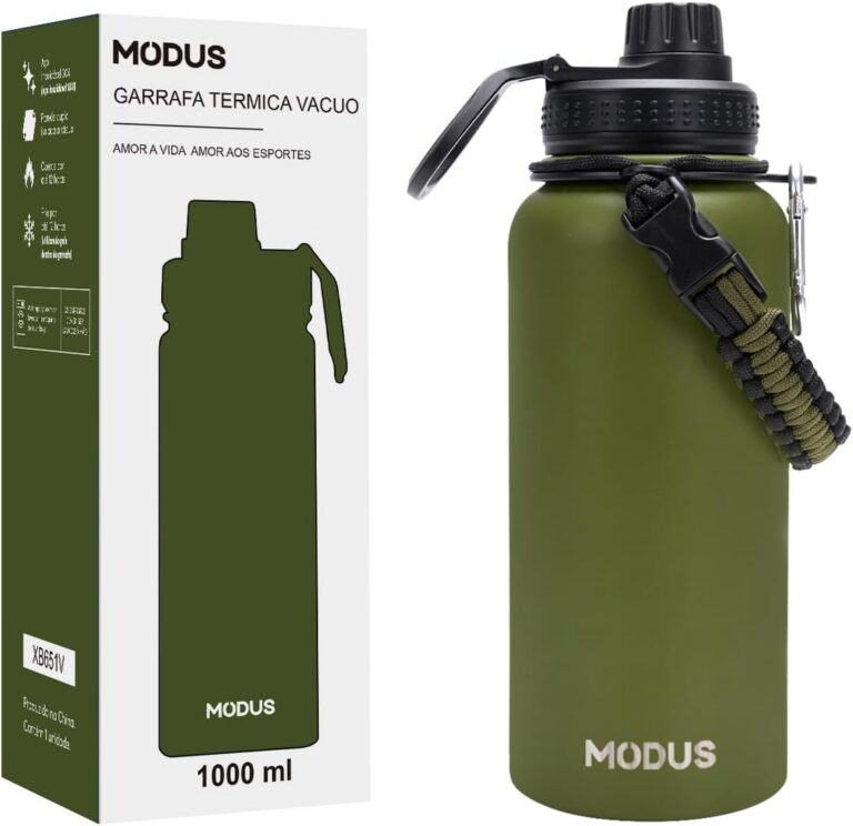MODUS Garrafa Térmica Esportiva De Inox Com Isolamento A Vácuo 950ML | Verde