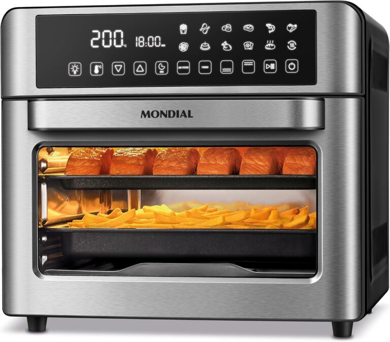 MONDIAL Fritadeira Air Fryer Forno Oven Digital 25L, Preto/Inox, 2000W, 110V – AFO-25L-BI