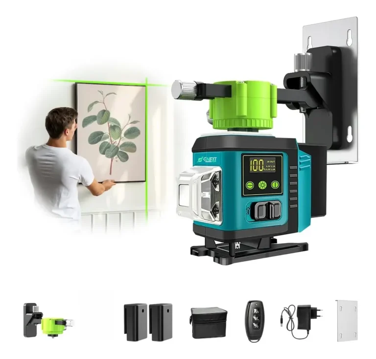 Nível Laser 12 Linhas Verde 40m Controle Pro Recarregável C