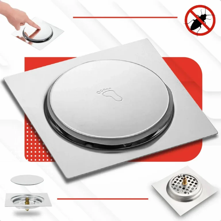 Ralo Click 15×15 Inteligente Pop Up Inox Oculto Invisível Para Banheiro E Cozinhas Acabamento Premium Marca Homeroarte