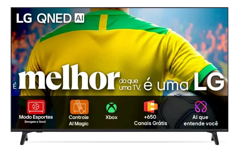 Smart TV 55″ LG QNED73 4K WebOS AI Magic