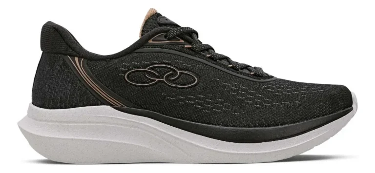 Tênis Feminino Role Olympikus Preto Liso 37 Br