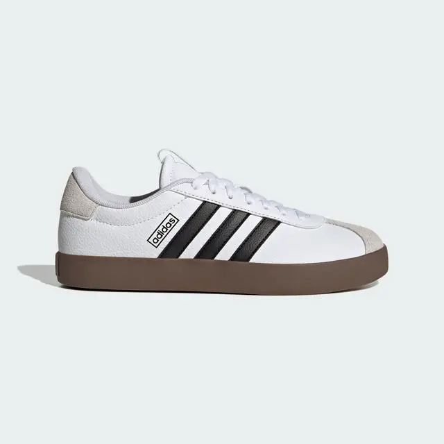 Tênis Feminino Vl Court 3.0 adidas Ftwwht/cblack/greone Liso 35 Br