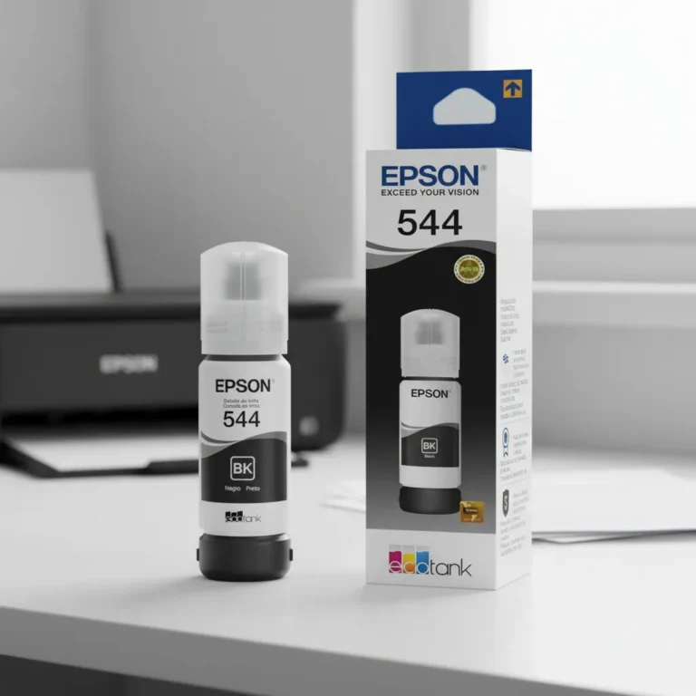 Tinta Original Epson T544120 T544 L3250 L3210 L3150 – Preta  Preta
