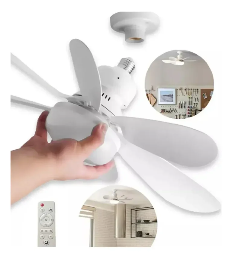 Ventilador de Teto Woosh Flower 60W com Luz LED e Controle Remoto Nohara