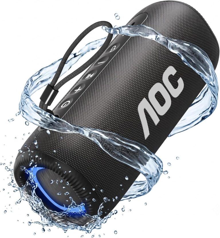 AOC ACS5311 Caixas de Som Portáteis Bluetooth 37W, IP67 à Prova D’água