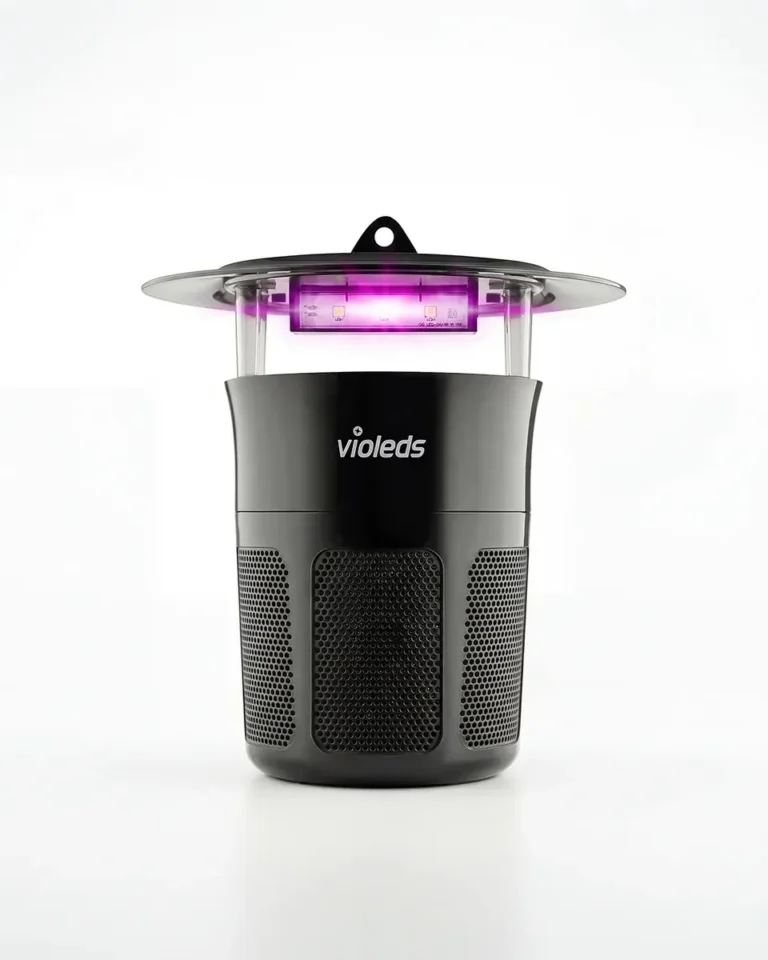 Armadilha Mata Mosquito Pernilongo Elétrica Violeds Ultravioleta Led Uv Bivolt Sem Veneno Sem Choque Sem Cheiro