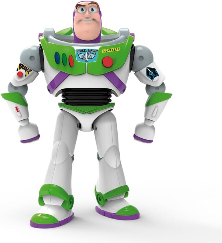 Boneco Buzz Lightyear Toy Story com Luz e Som Original Toyng 30cm Articulado com Frases em Português – Brinquedo Interativo Infantil – Disney Pixar