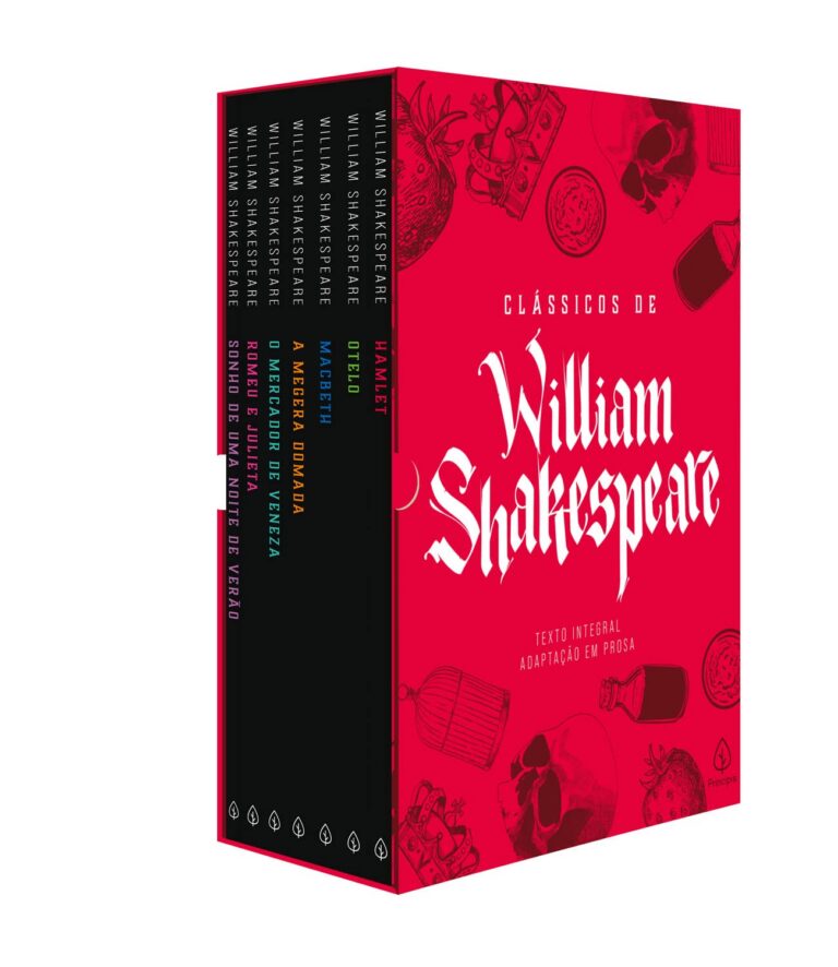 Box Clássicos de William Shakespeare – com 7 marcadores de páginas