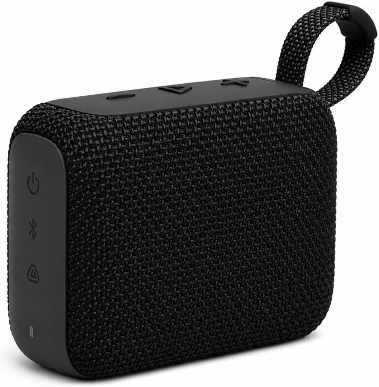 Caixa de Som Bluetooth (COR PRETA) Portátil 20W GO Som 360° Com Som Potente, Limpo, IPX7 À Prova d’Água, Tecnologia TWS, Cartão de Memória, Bateria de Longa Duração